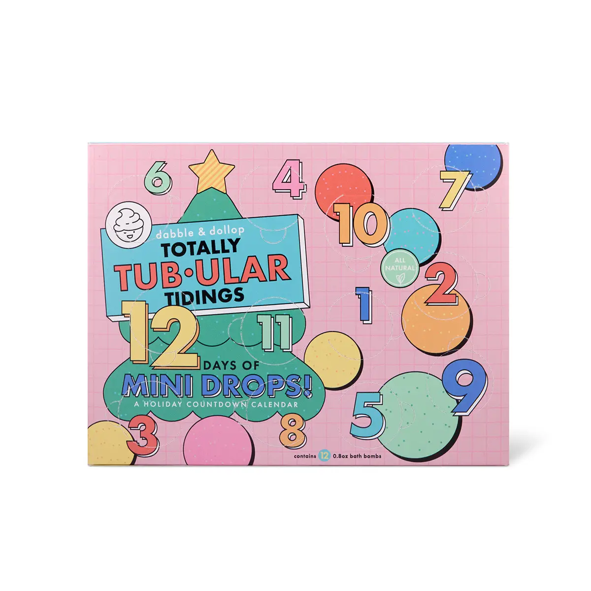 12 Days of Mini Drops® Bath Bomb Countdown Calendar