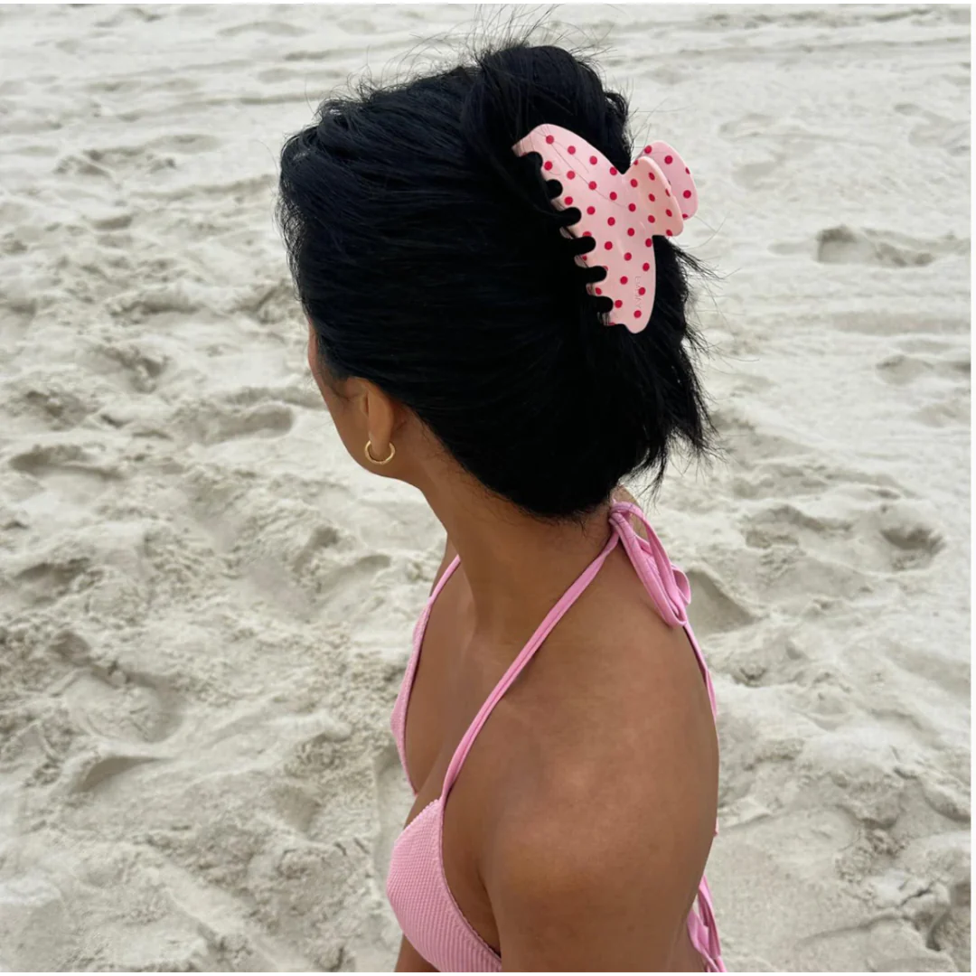 Big Effing Clip in Blush Polka Dot - Image 2