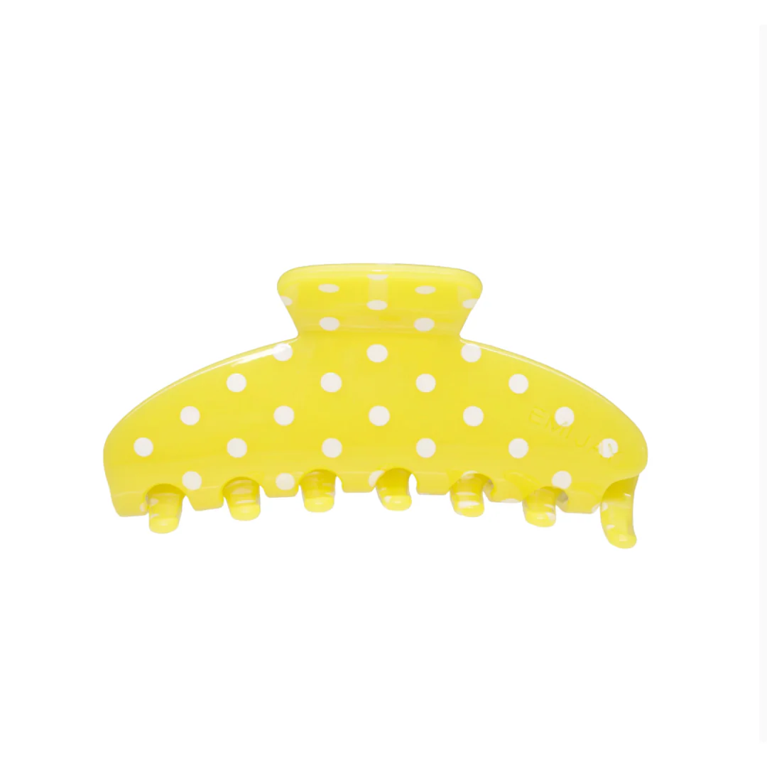 Big Effing Clip in Citrus Polka Dot