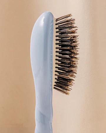 N.01 SMALL Shine & Care HairBrush LIGHT BLUE - Image 2